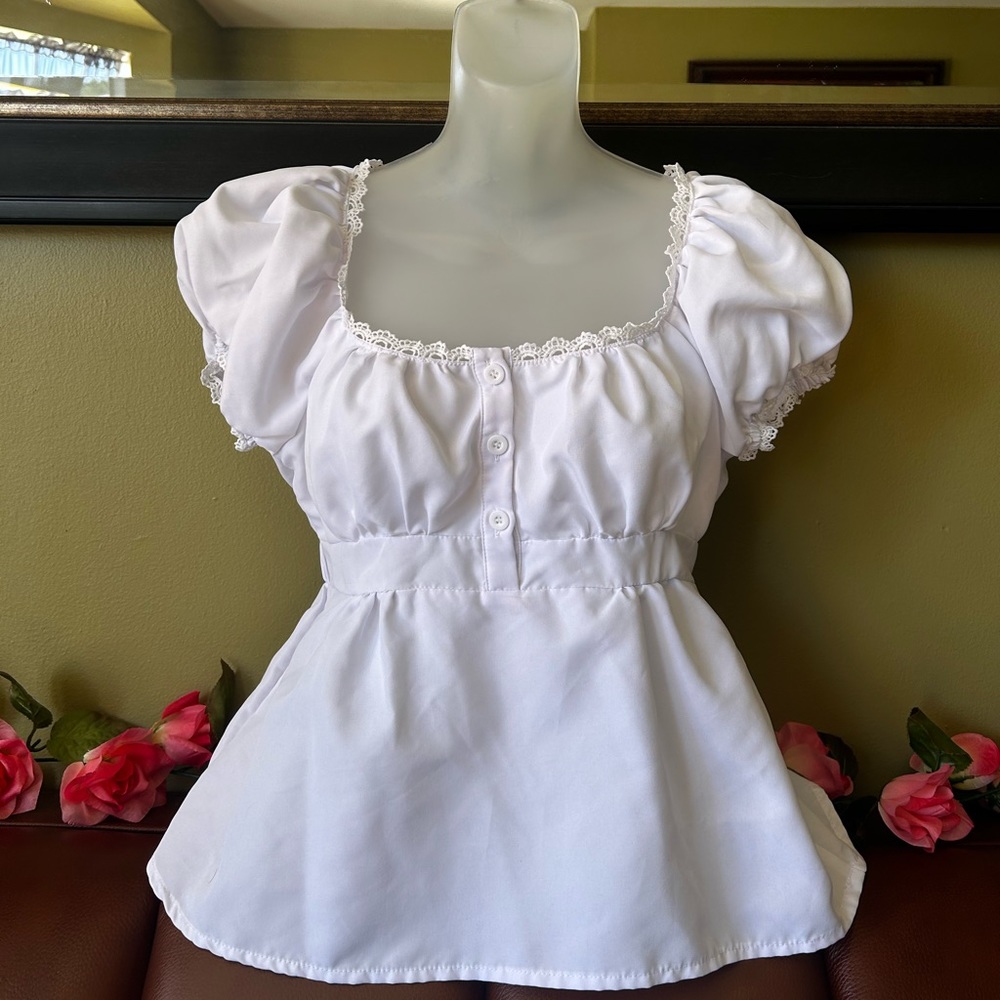 White Lace Blouse